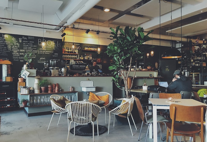 Coffee shop interior